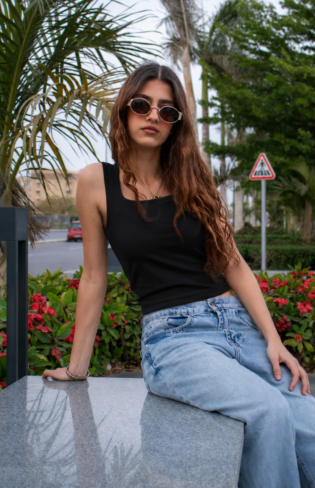 Black Square Top