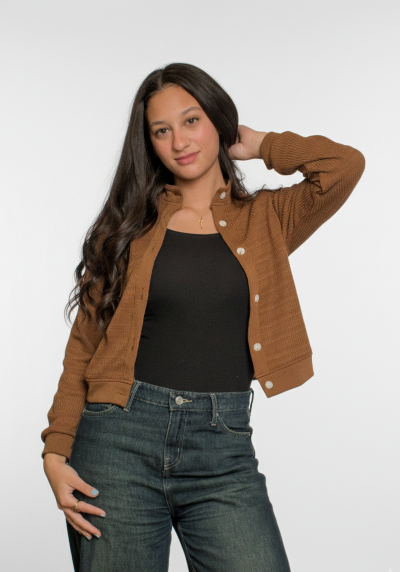 Classic Camel Cardigan