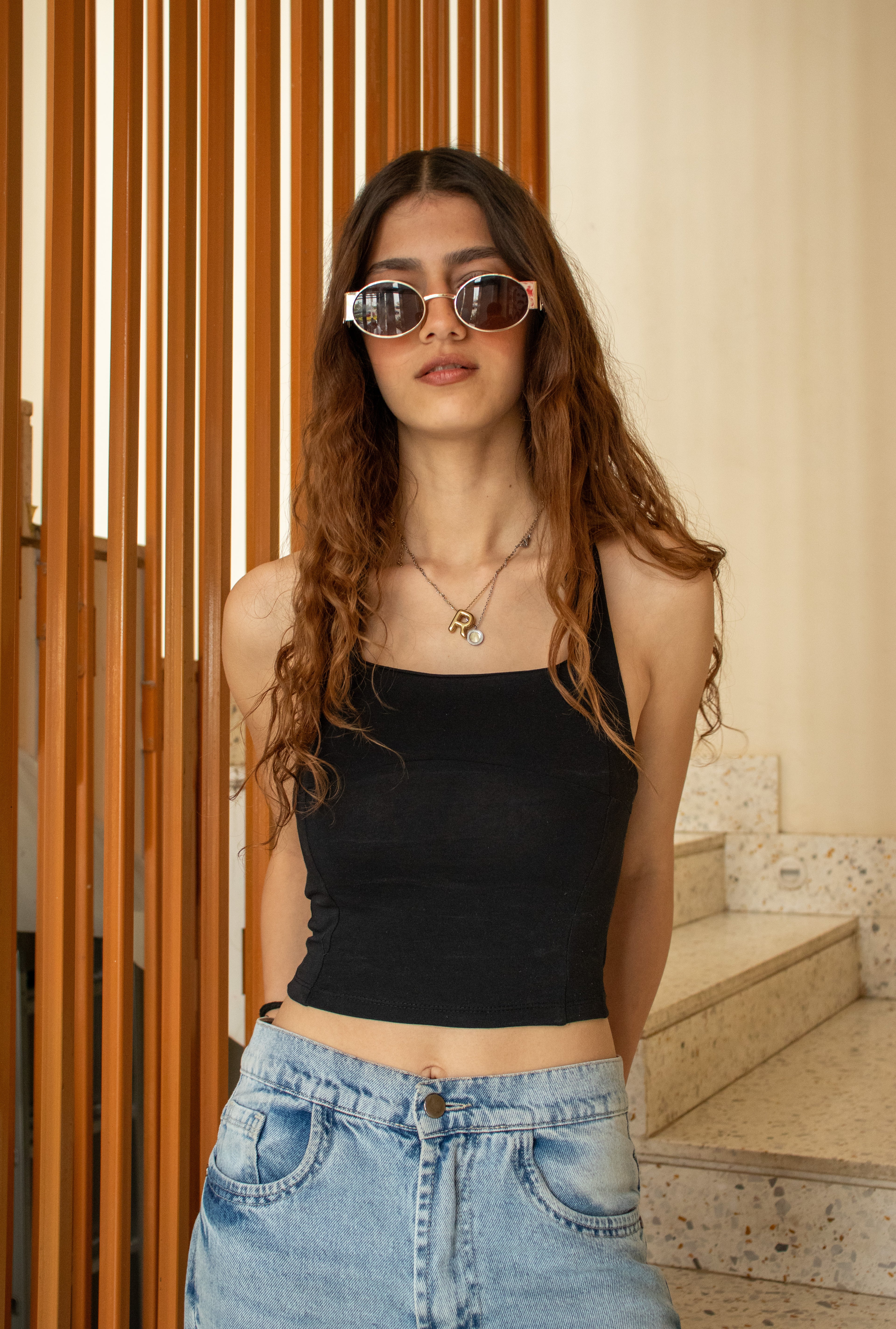 Black Sunset Top