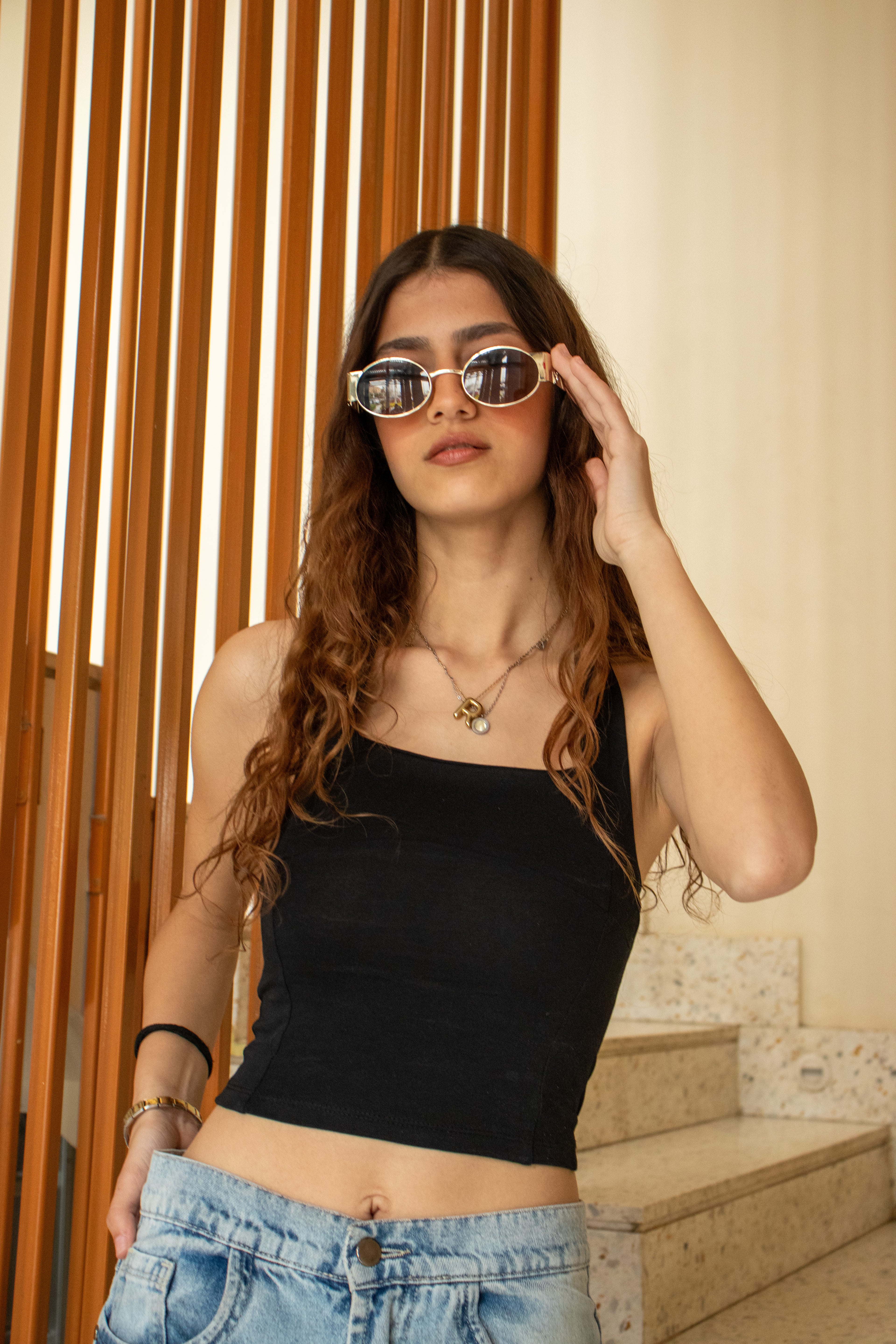 Black Sunset Top